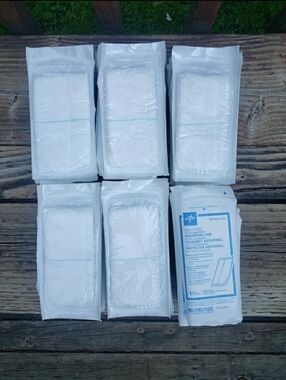 [62] Medline Super Absorbent Sterile Abdominal Pads 5"X9"